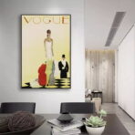 affiche vintage vogue