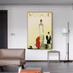 affiche vintage vogue