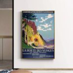 affiche vintage vosges