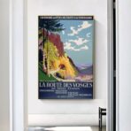 affiche vintage vosges