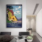 affiche vintage vosges