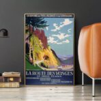affiche vintage vosges