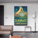 affiche vintage Zermatt