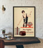 affiche publicitaire vintage parfum