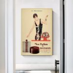 affiche publicitaire vintage parfum
