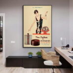 affiche publicitaire vintage parfum