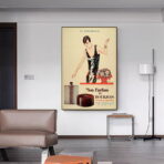 affiche publicitaire vintage parfum