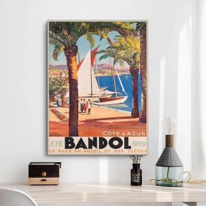 affiche vintage bandol