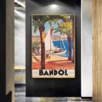 affiche vintage bandol