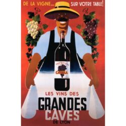 affiche vintage vin
