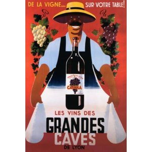 vintage wine poster