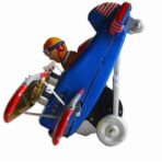 avion jouet looping