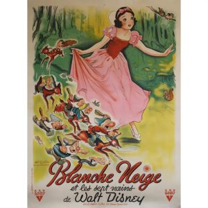 blanche neige affiche originale 1937