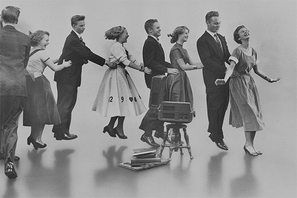 annees 50 aux etats-unis bunny hop dance