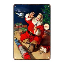 coca-cola père noël rouge