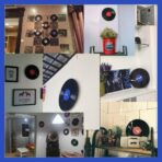 disque vinyle horloge