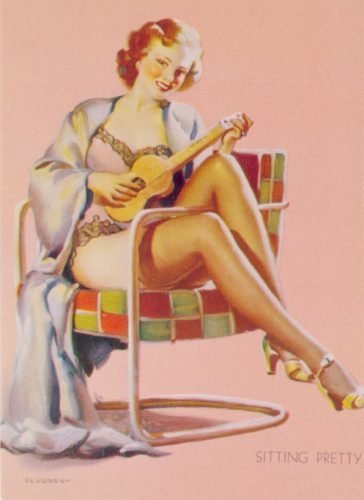 gil elvgren sitting pretty 1939