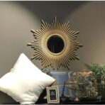 grand miroir mural soleil