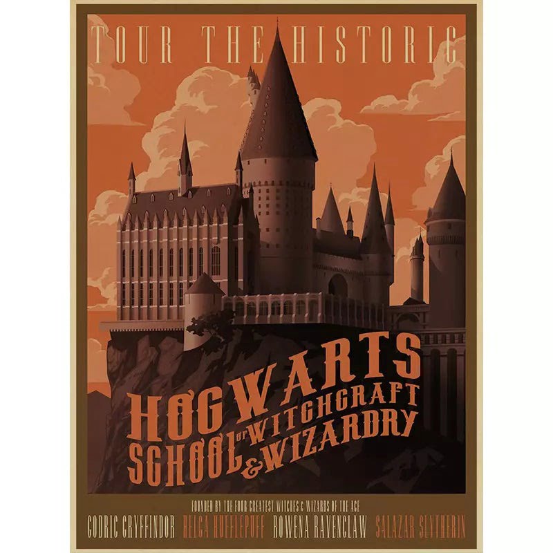 harry potter vintage poster harry potter vintage poster
