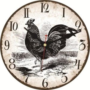 horloge ancienne coq