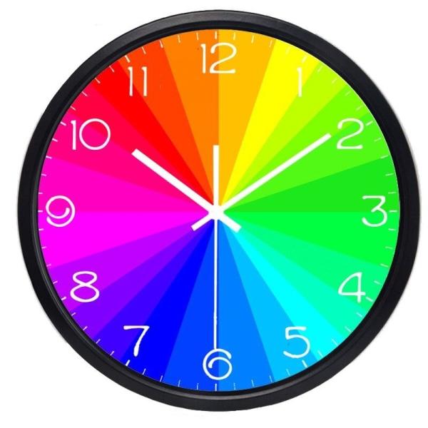 rainbow clock rainbow clock