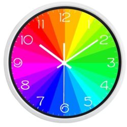 horloge arc en ciel