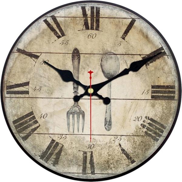 clock with fork spoon clock with fork spoon