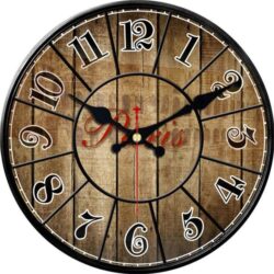 horloge brune