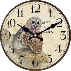 horloge chouette