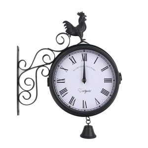 horloge de gare double face extérieur