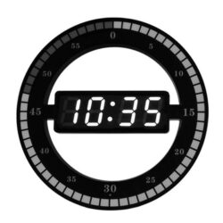 vintage digital wall clock