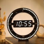 horloge digitale murale vintage