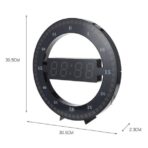 horloge digitale murale vintage