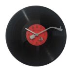 vinyl record clock