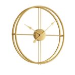 horloge doré vintage