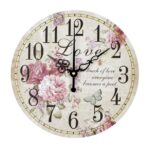 vintage flower clock