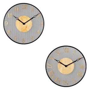 horloge industrielle murale