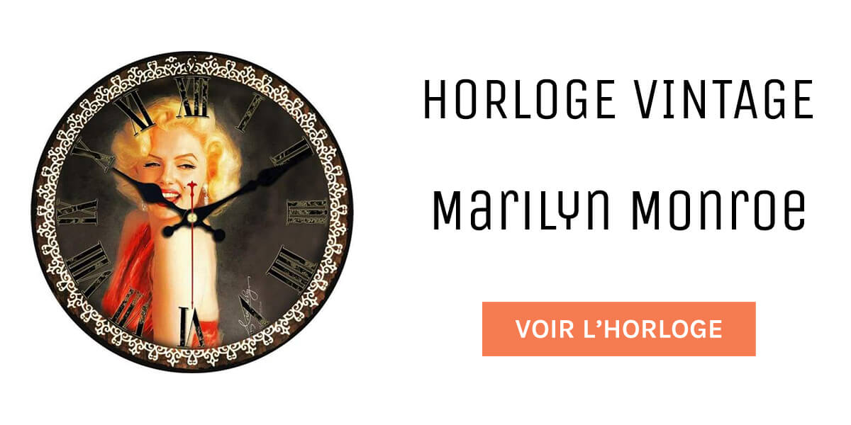 tout savoir sur marilyn monroe horloge marilyn monroe