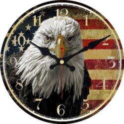 horloge murale aigle
