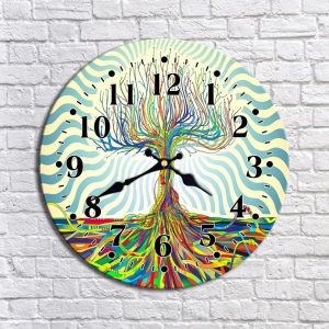 horloge murale arbre de vie