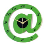 horloge murale arobase