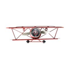 horloge murale avion vintage