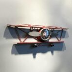 horloge murale avion vintage