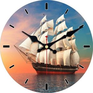horloge murale bateau