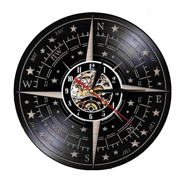 compass wall clock compass wall clock