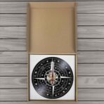 horloge murale boussole