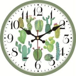 cactus wall clock