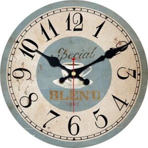 horloge murale café