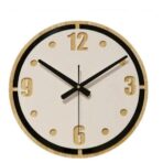 horloge murale chene