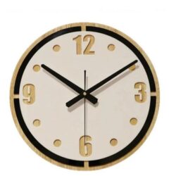 horloge murale chene